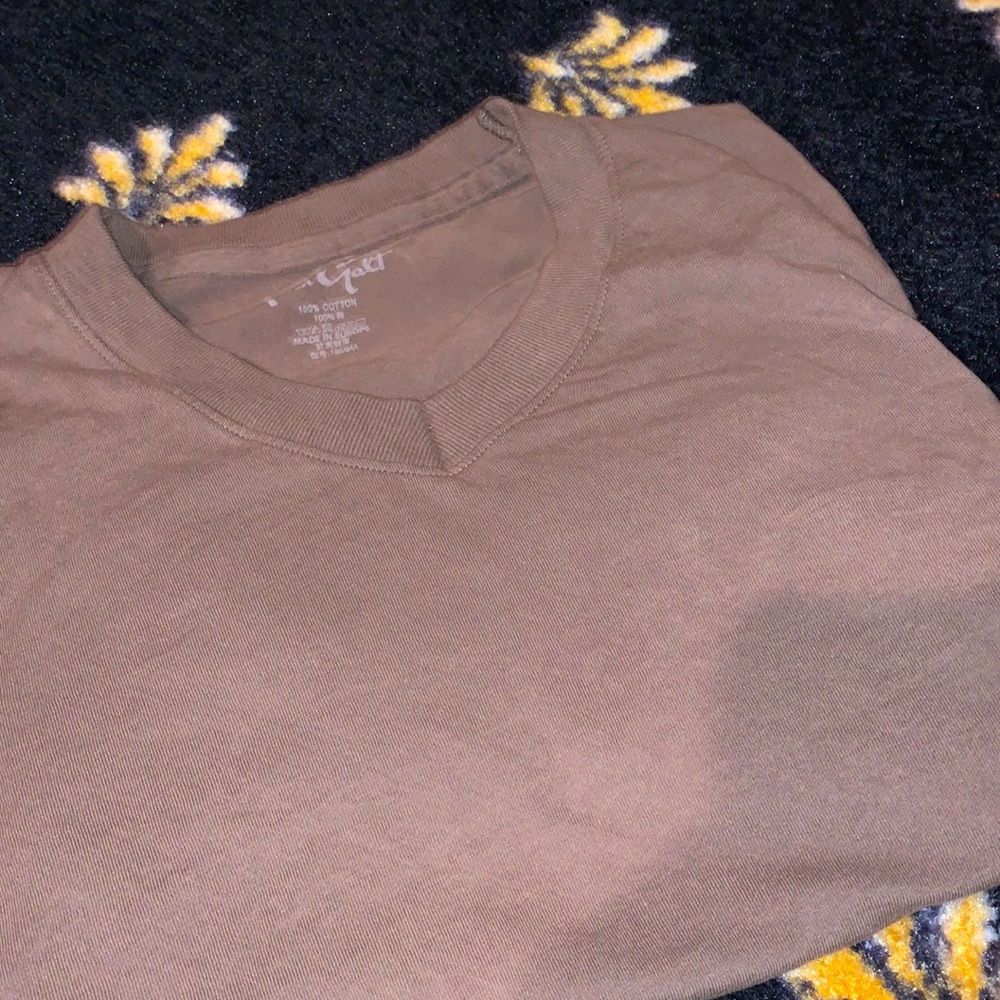 basic brown top
